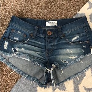 One Teaspoon Bonitas cut off shorts
